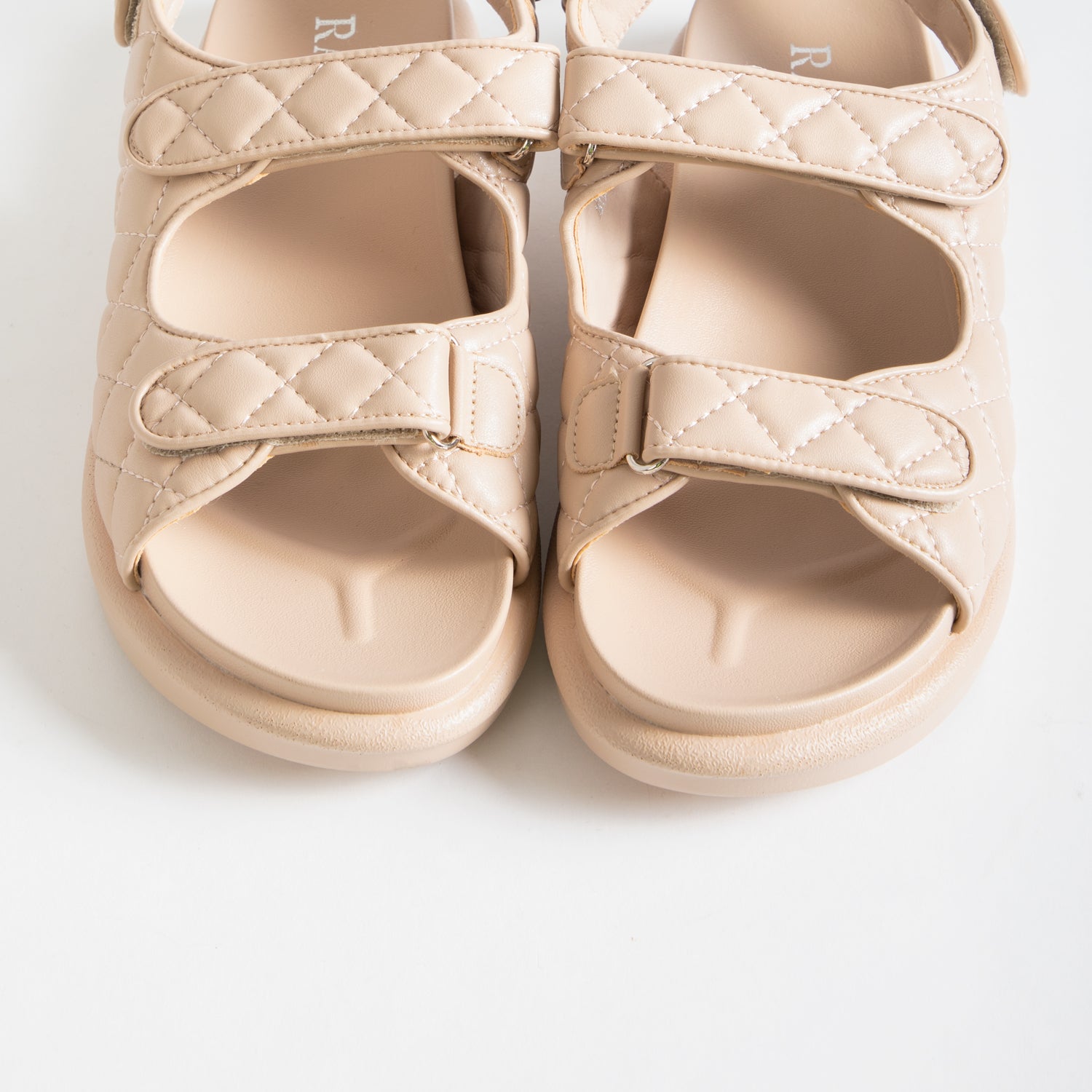 RAID Amylia Quilted Sandal in Beige