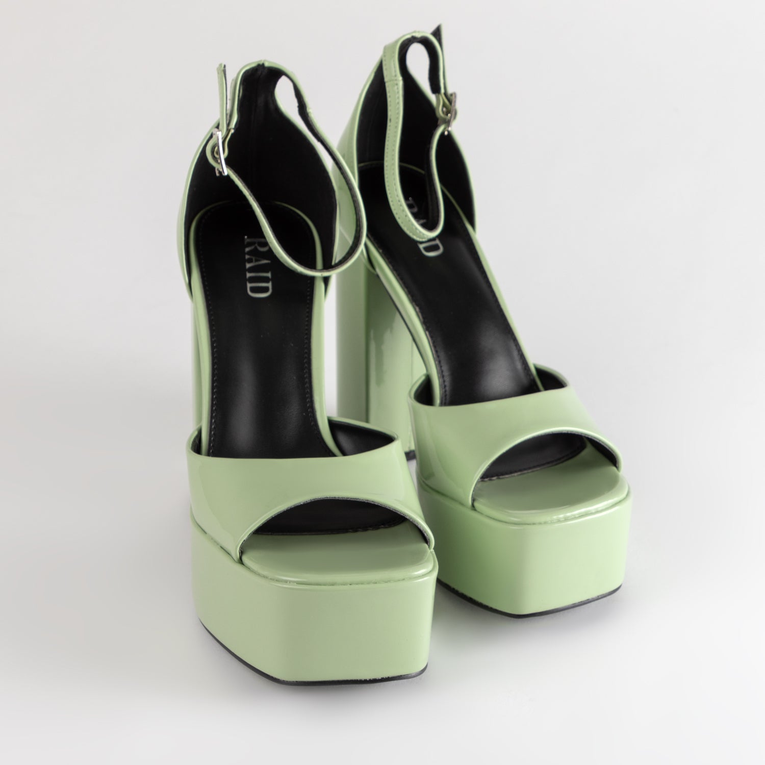 RAID Berit Platform Heel in Sage Green