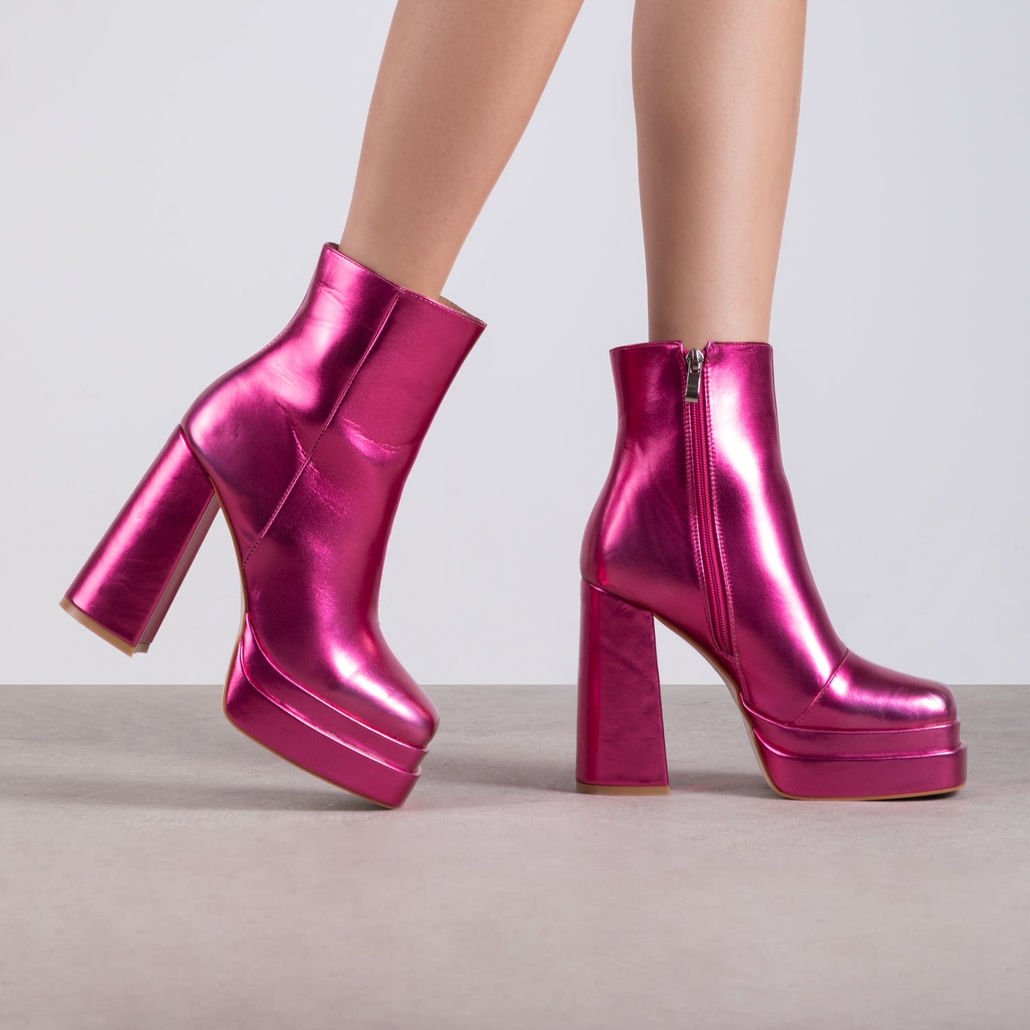 RAID Jadine Ankle Boot in Pink