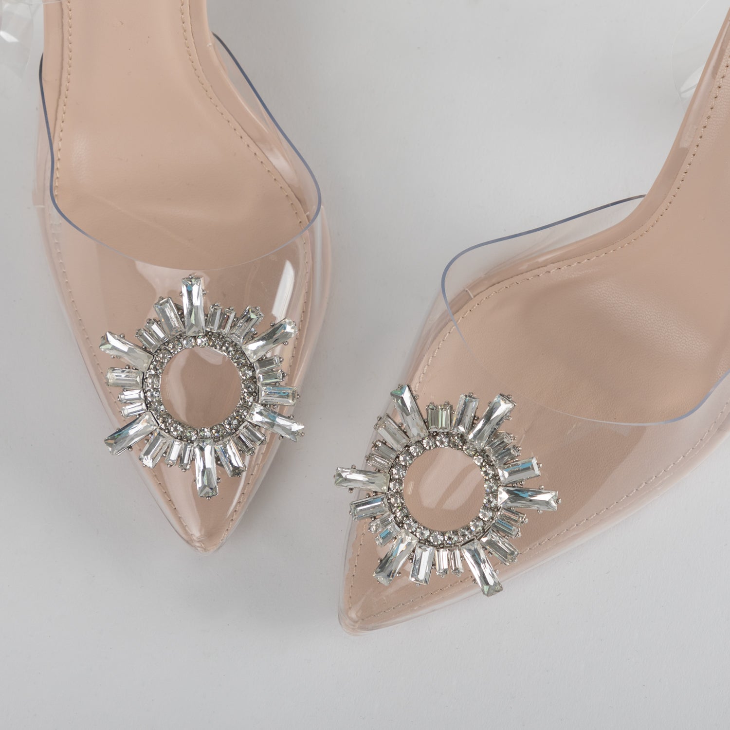 RAID Sterling Barely There Heel in Nude