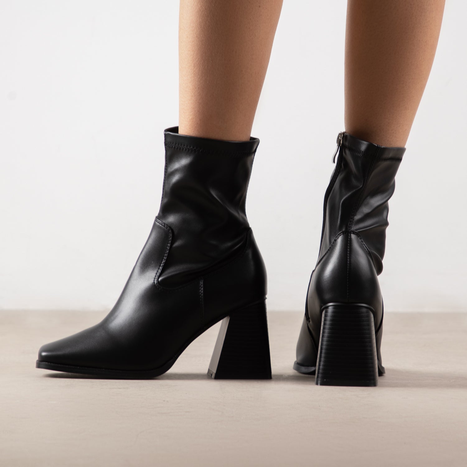 RAID Wide Fit Abel Ankle Boot in Black