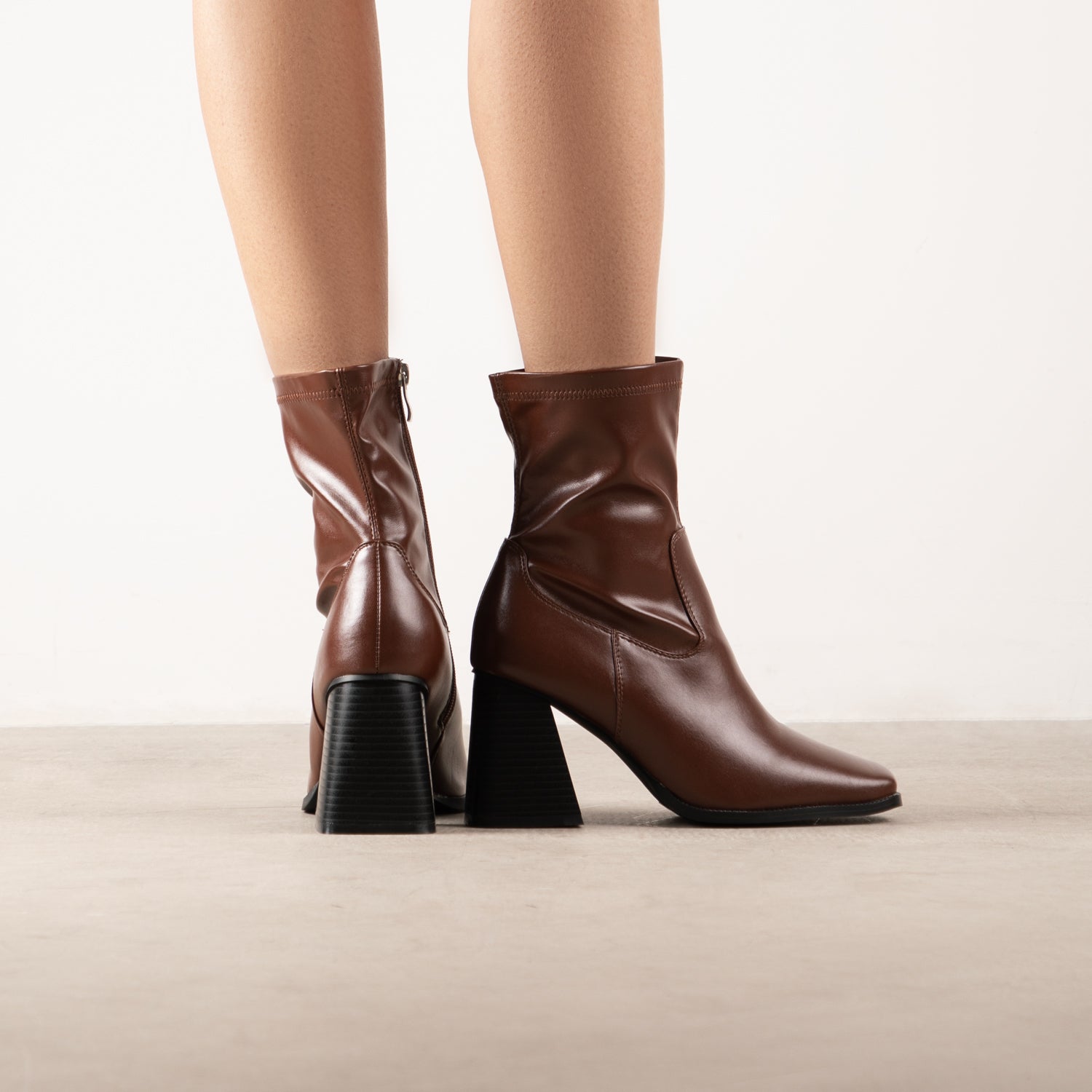 RAID Wide Fit Abel Ankle Boot in Tan