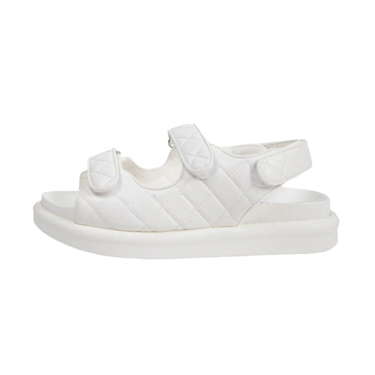 RAID Amylia Quilted Sandal in White
