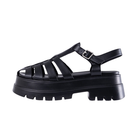 RAID Alaiya Fisherman Chunky Sandal in Black