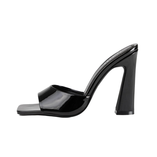 RAID Alenna Heeled Mules in Black