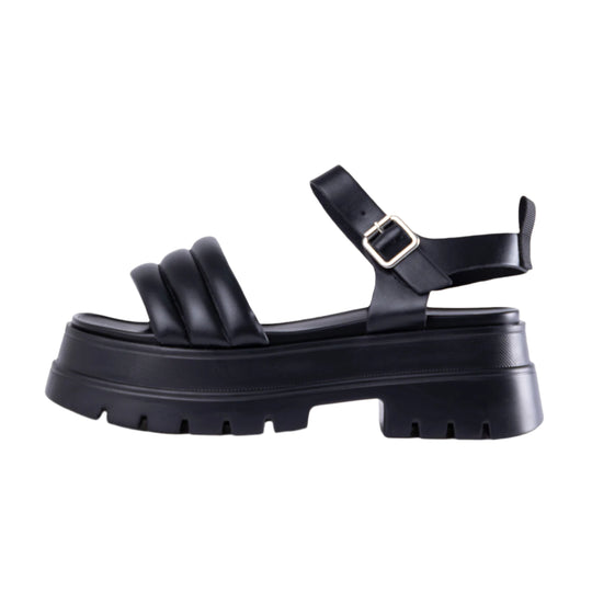 RAID Brenner Chunky Padded Sandal in Black