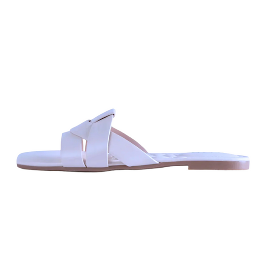 RAID Faylinn Flat Mule in White