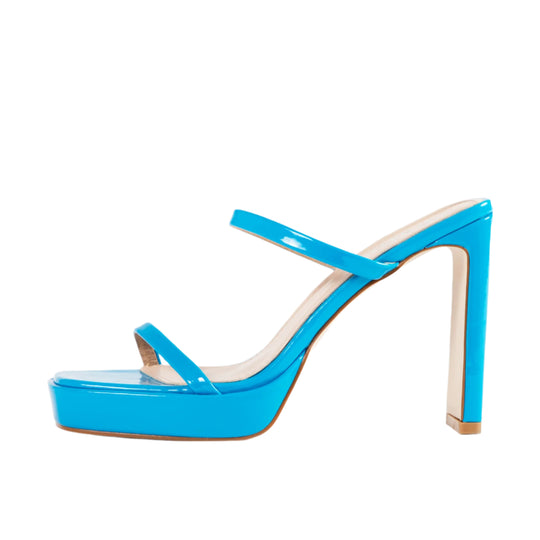 RAID Genica Heeled Mule in Blue