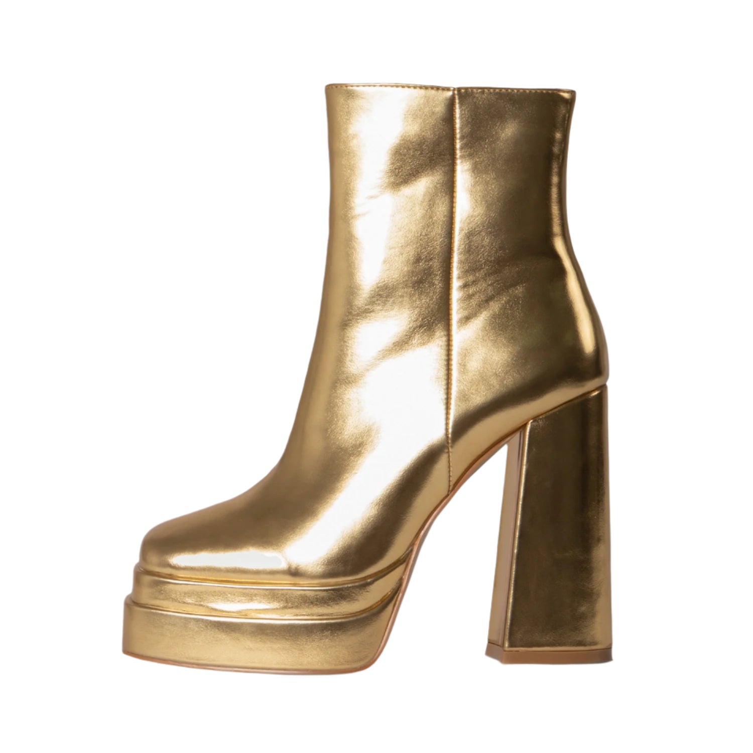 RAID Jadine Ankle Boot in Gold