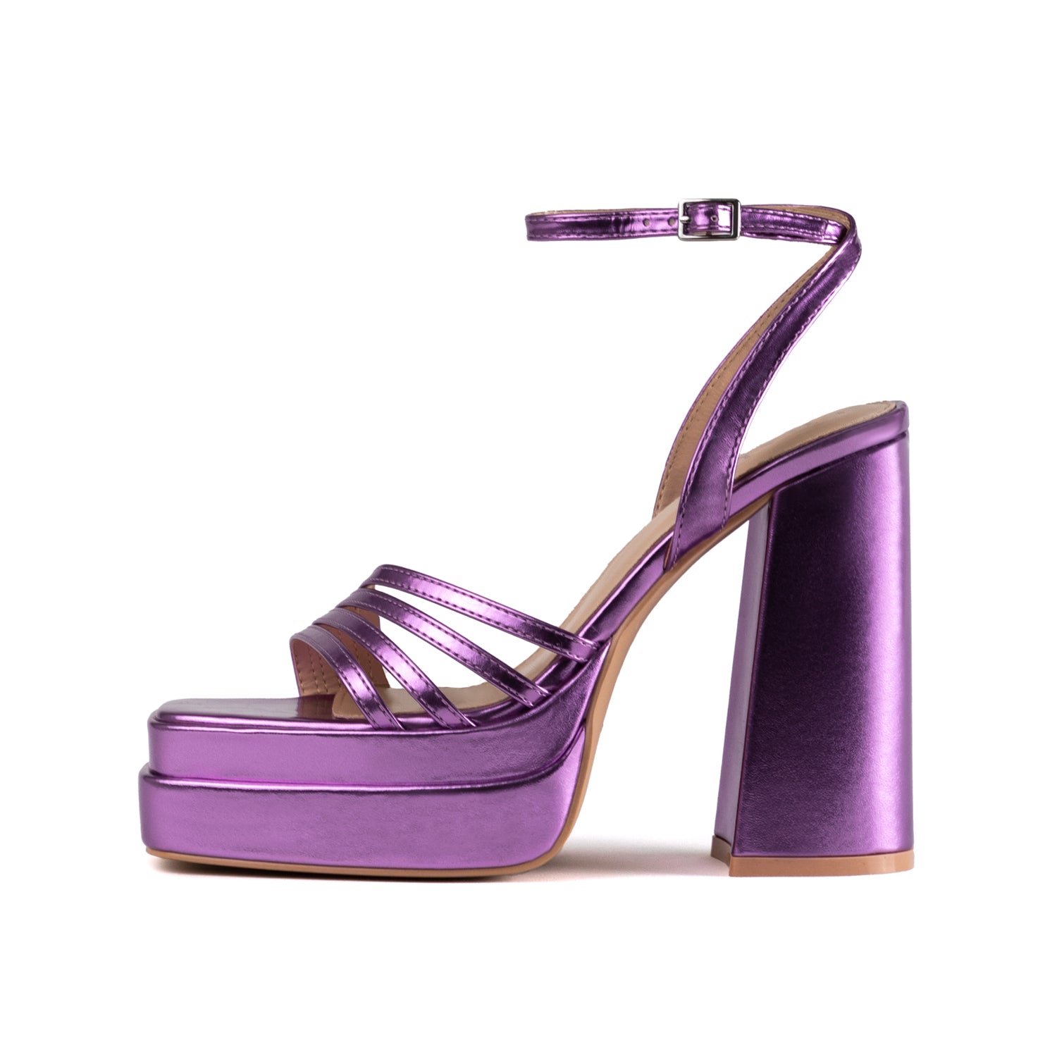 RAID Kylah Block Heeled Sandals in Lilac