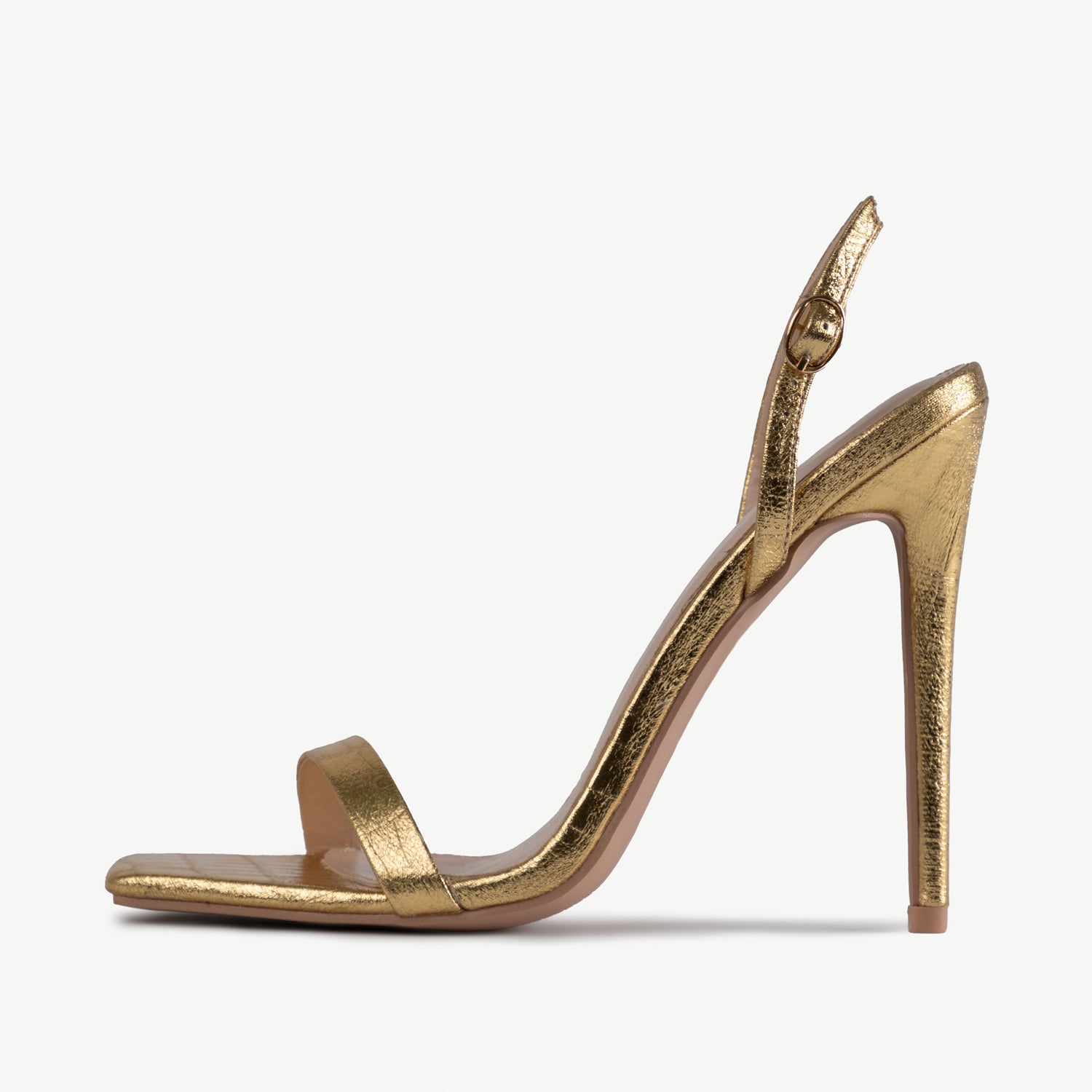 RAID Meryn Heeled Sandal in Gold