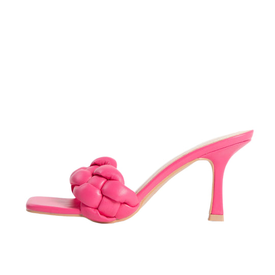 RAID Sandra Padded Mule in Fuchsia