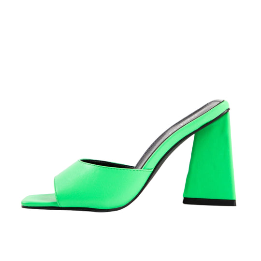 BEBO Kyrah Heeled Mule in Green