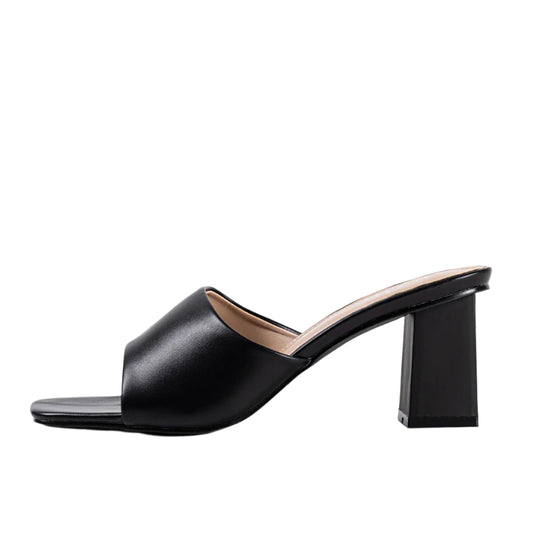 RAID Pia Heeled Mule in Black