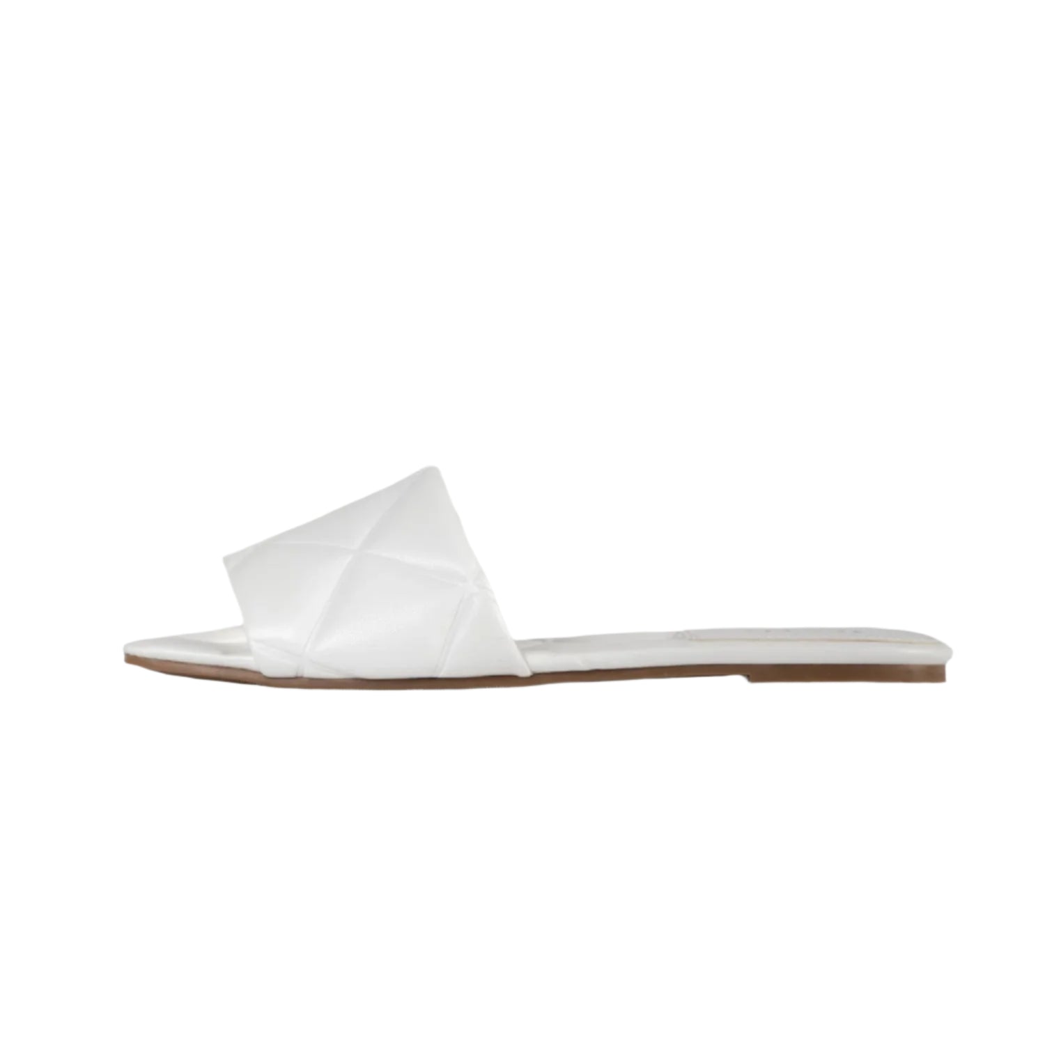 RAID Adora Flat Mule in White