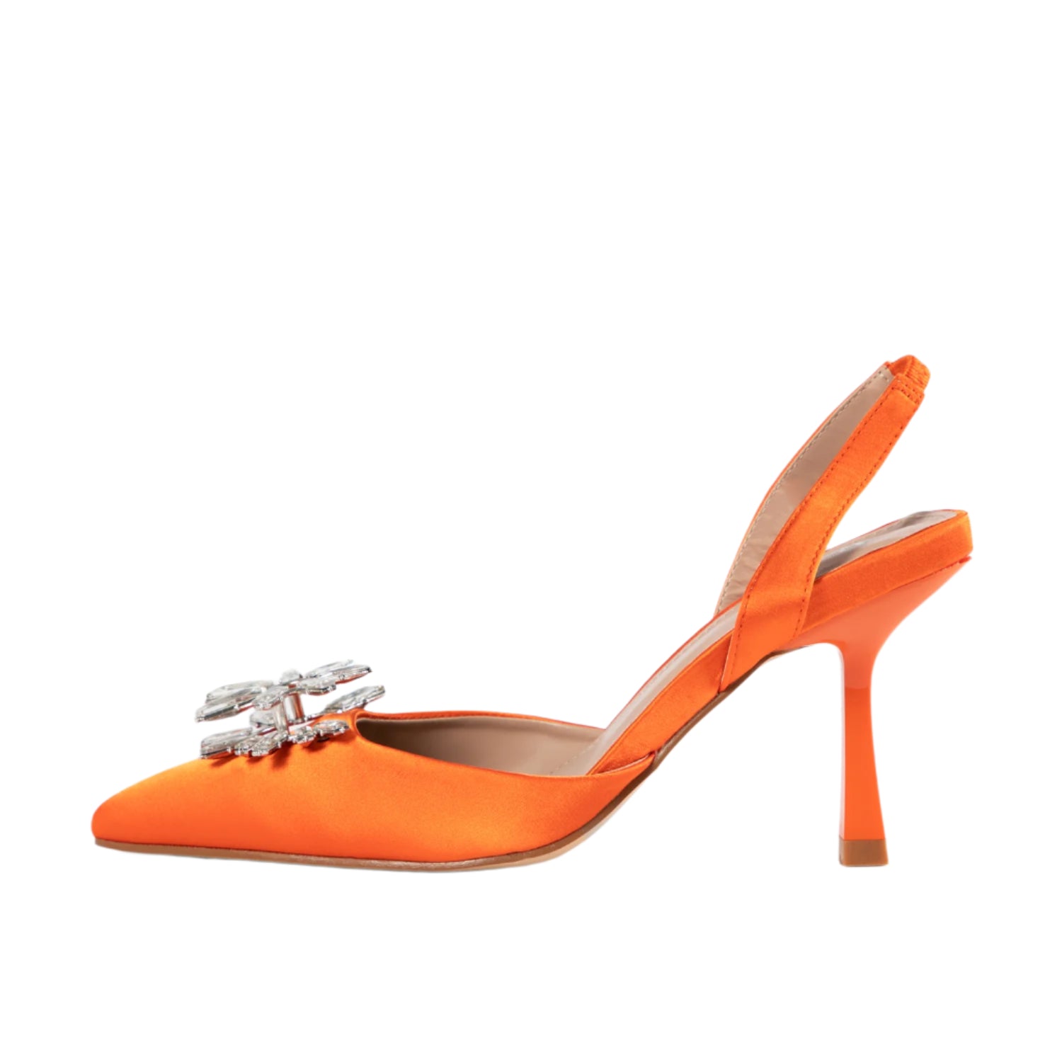 RAID Aisha Slingback Heeled Pump In Orange