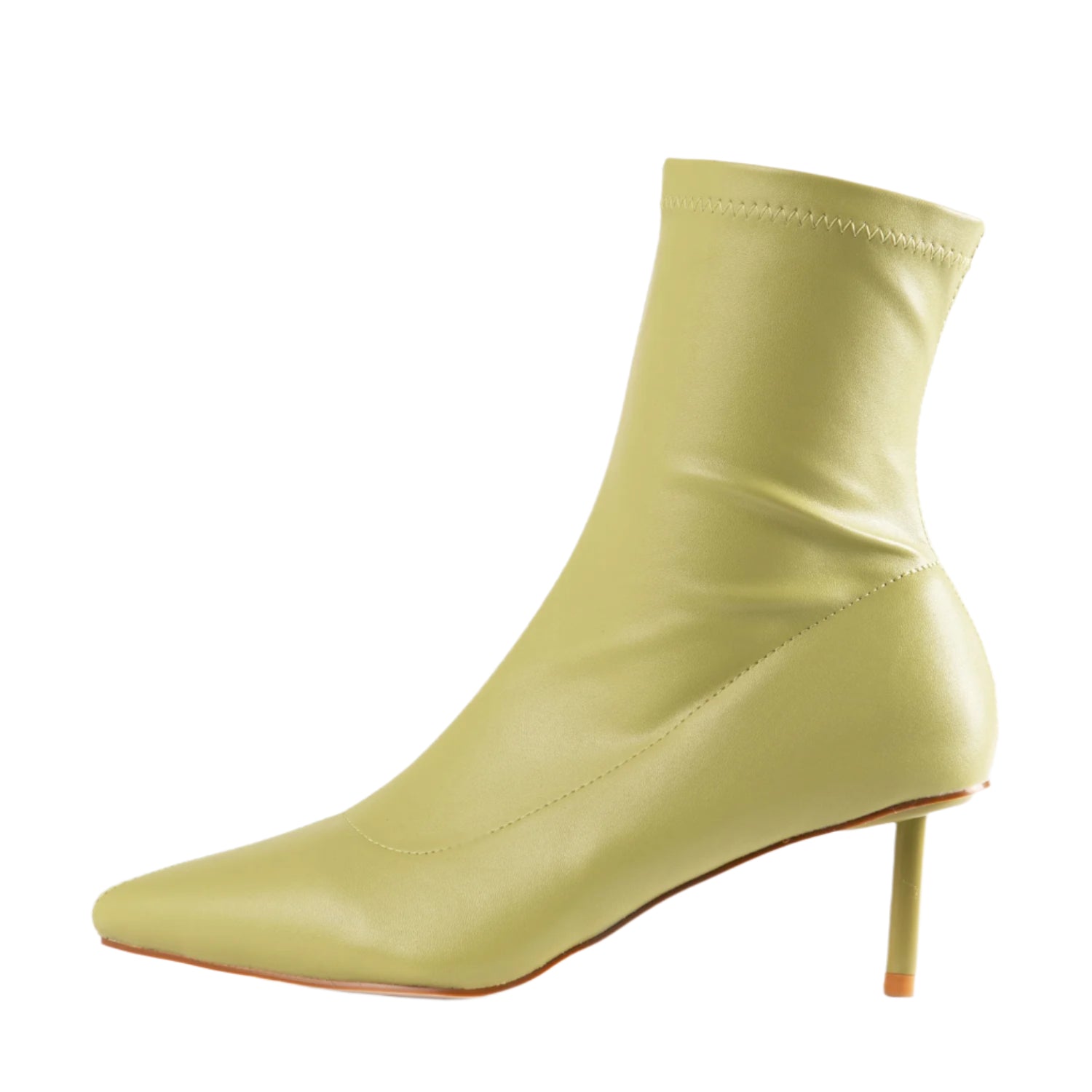 RAID Aletah Stiletto-Stiefelette in Limonengrün
