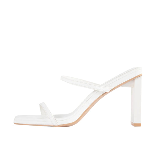 RAID Allen Heeled Mule in White