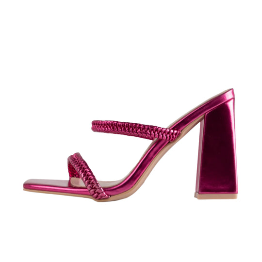 RAID Alyra Block Heeled Mule in Pink