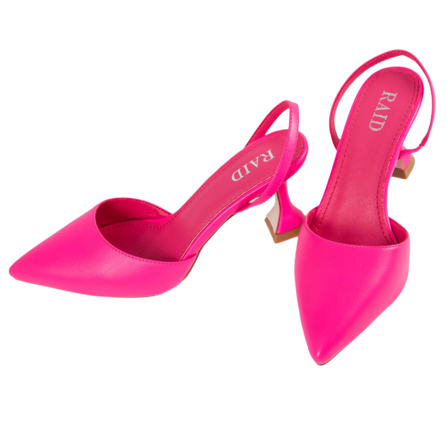 RAID Alyx Slingback Pump in Fuchsia Pink