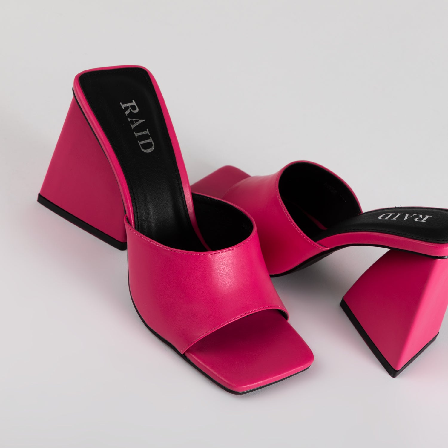 RAID Angel Heeled Mule in Pink