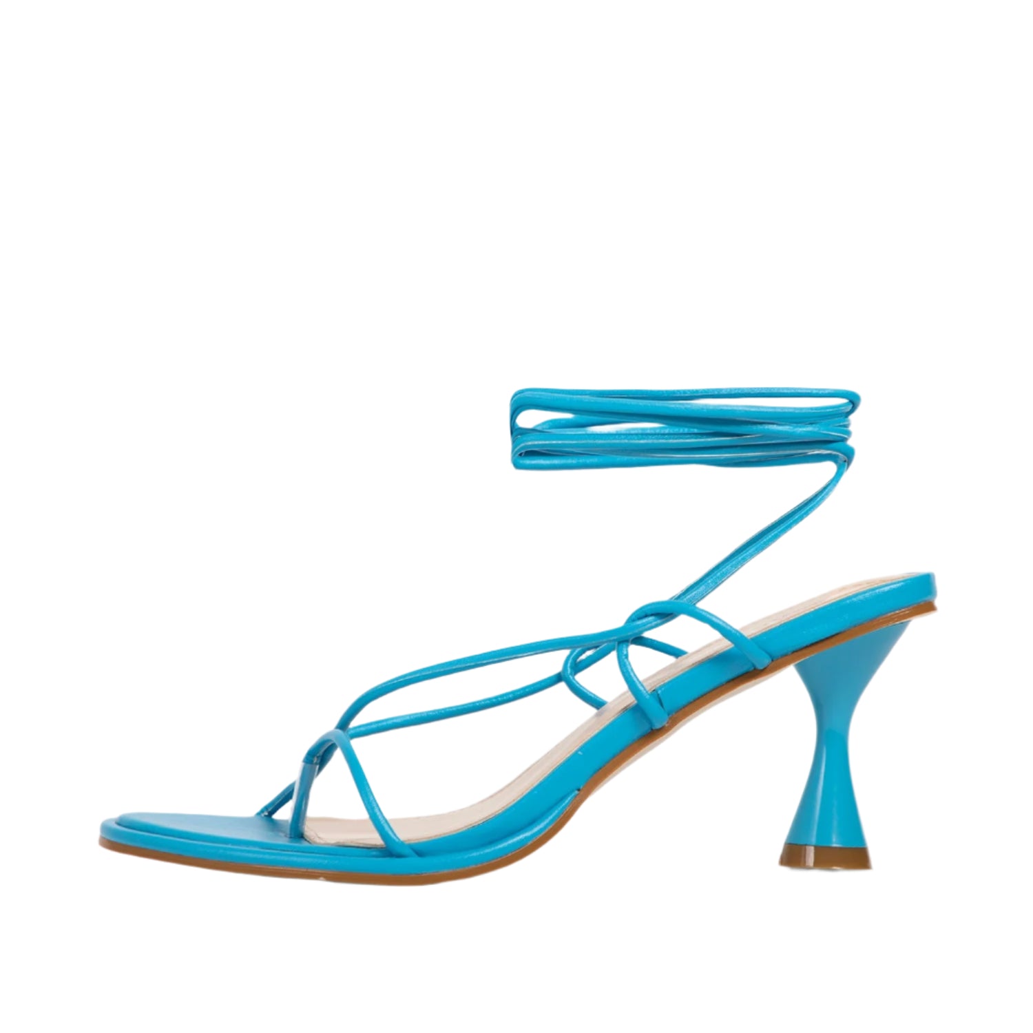 RAID Aydin Lace up Heel in Blue