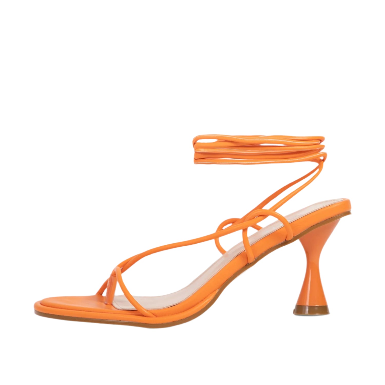 RAID Aydin Lace up Heel in Orange