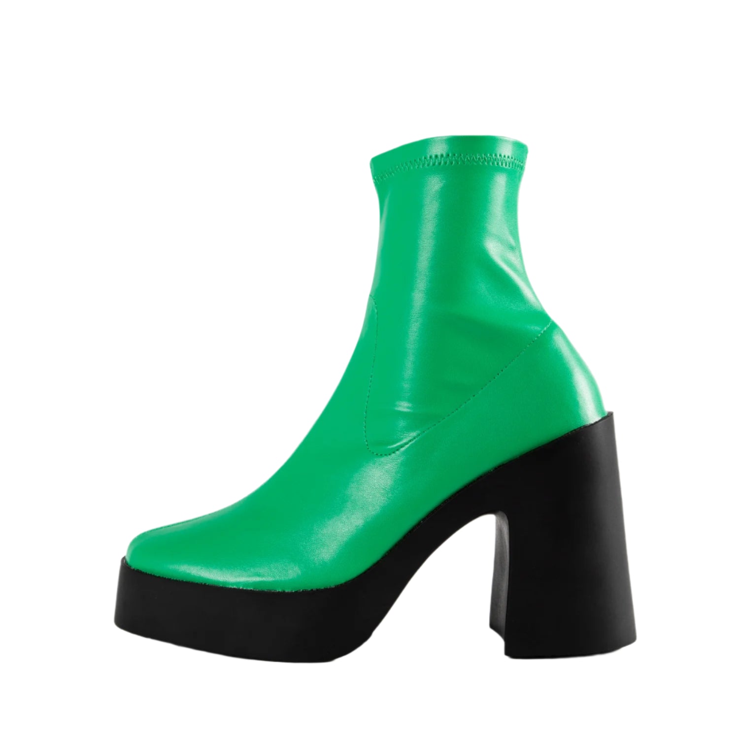 RAID Beena Platform Ankle Boot in Green