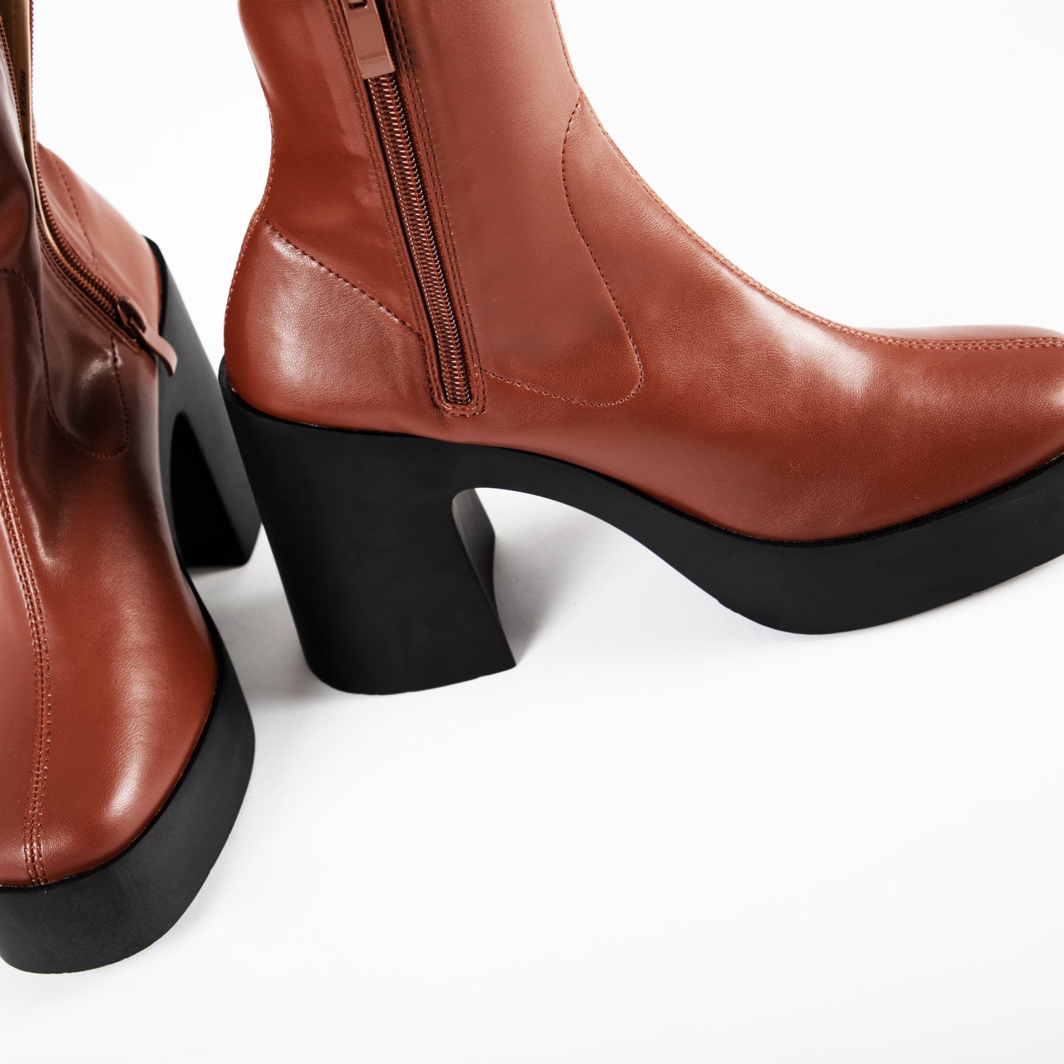 RAID Beena Platform Ankle Boot in Tan