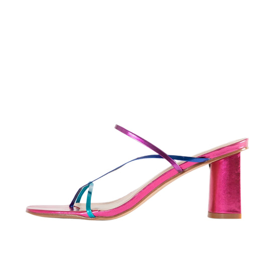 RAID Brioni Heeled Sandal in Pink Multi