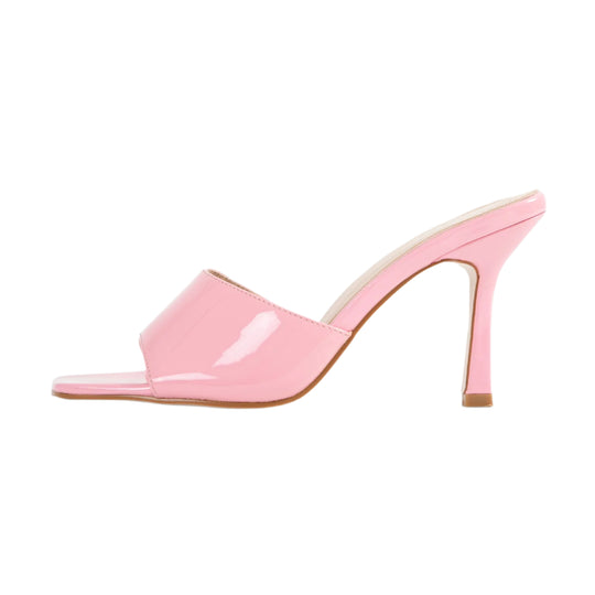 RAID Briya Heeled Mule in Pink Patent