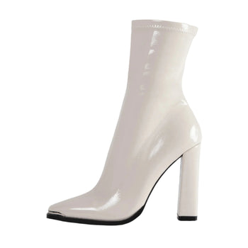 RAID Faith Ankle Boot in Off White