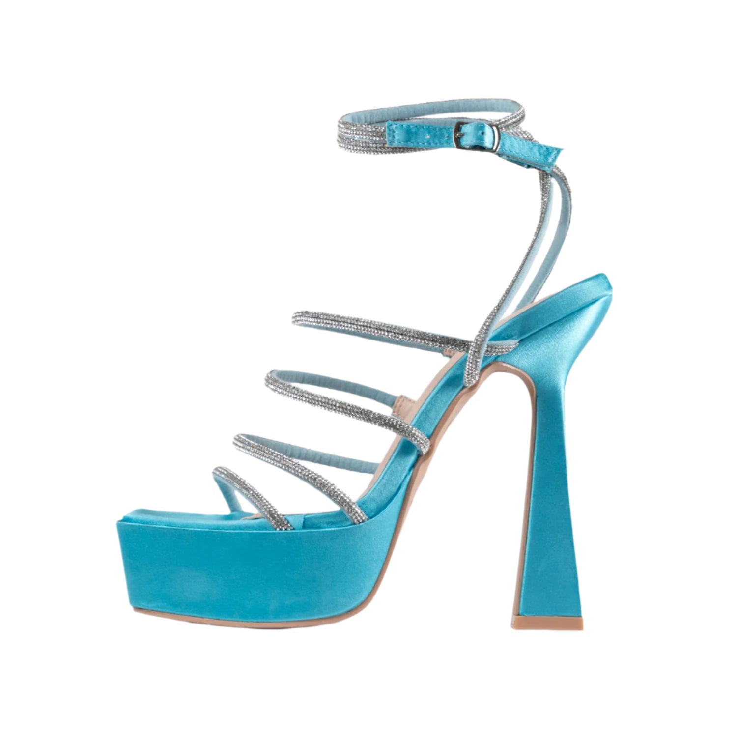 RAID Fiora Platform Heel in Blue