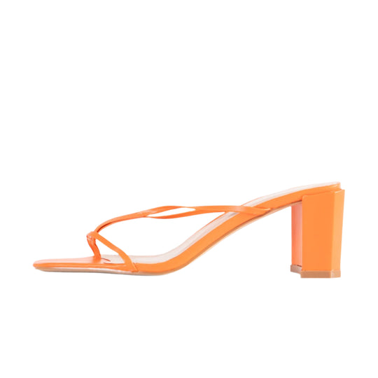 RAID Freddy Heeled Mule in Orange