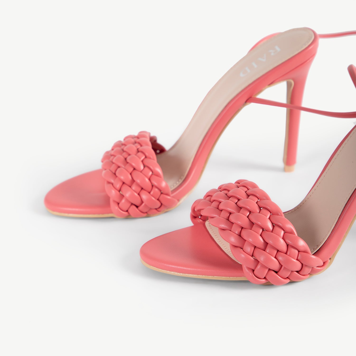 RAID Garry Strappy Heeled Sandal In Pink