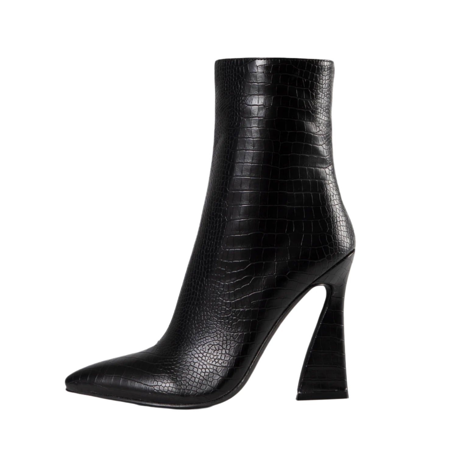 RAID Joylyn Ankle Boot In Black Croc