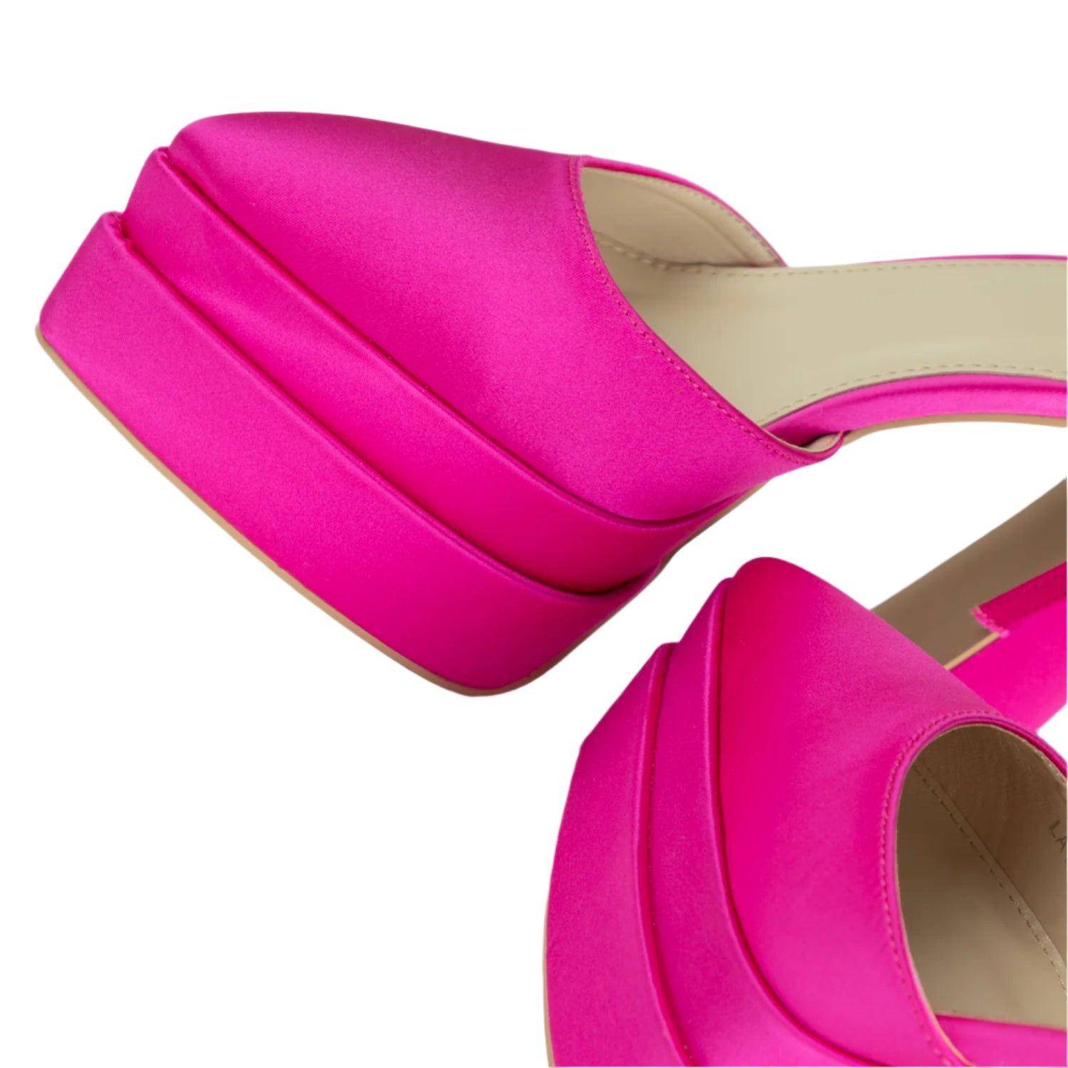 RAID Lavender Platform Heel in Hot Pink