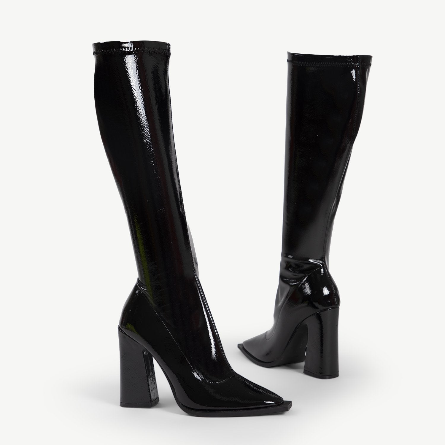 RAID Maxique Block Heeled Boot in Black
