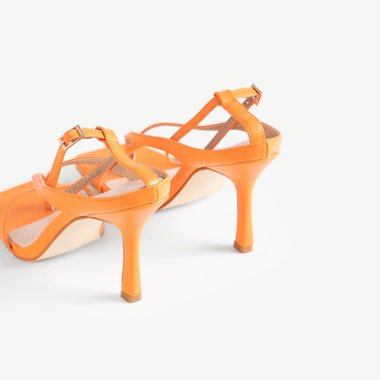 RAID Meeka Heeled Sandal In Orange