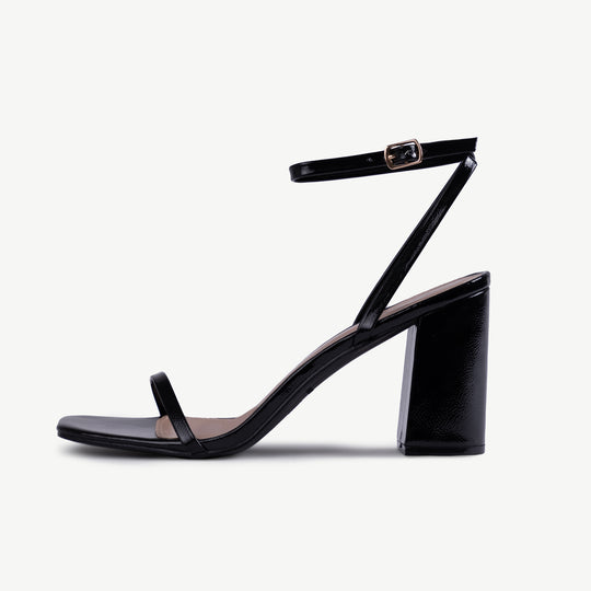 RAID Molika Block Heeled Sandal in Black