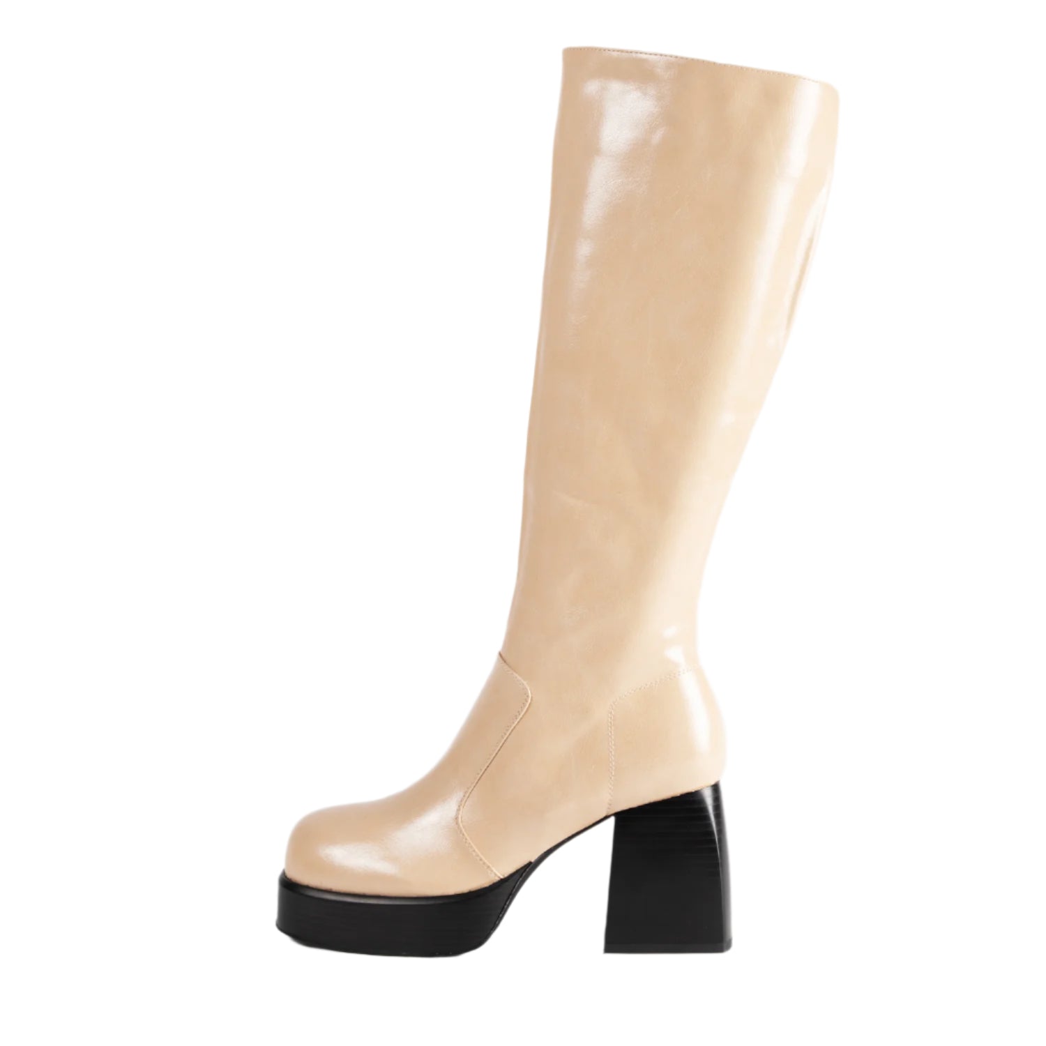 RAID Raewyn Long Boot in Nude