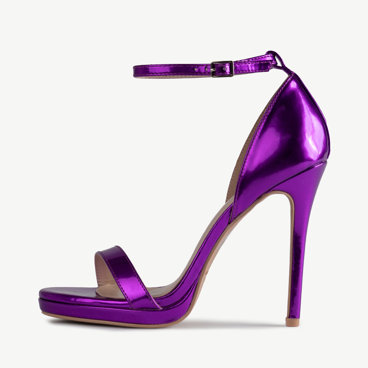 RAID Reagan Heeled Sandals in Purple