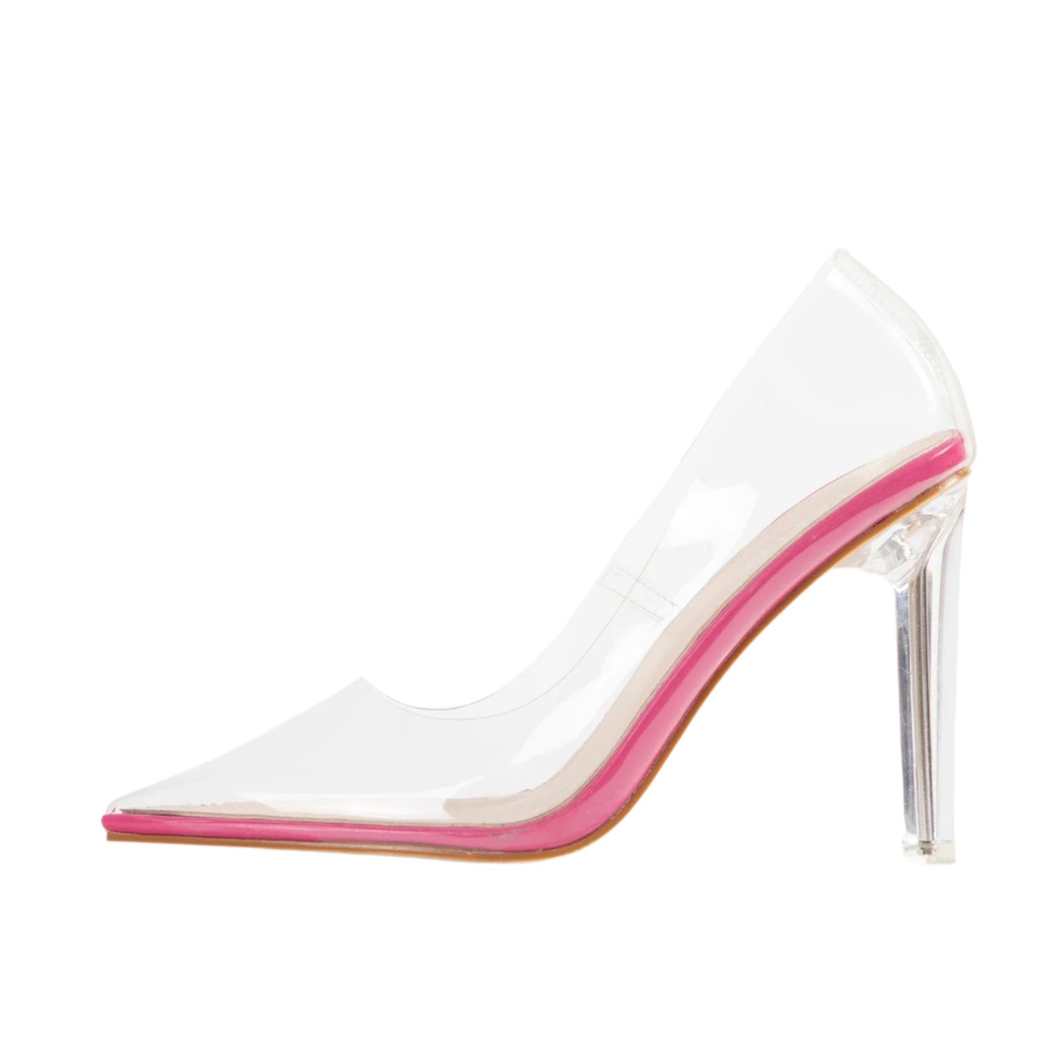 RAID Ridha Perspex Court Shoes In Pink