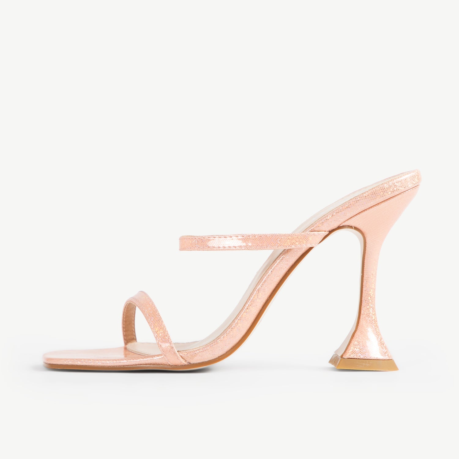 RAID Treesa Heeled Mule in Blush Nude