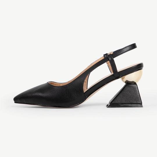 RAID Jasmine Block Heel in Black