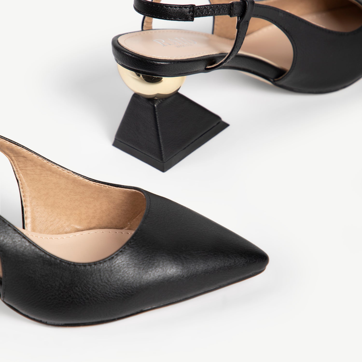 RAID Jasmine Block Heel in Black