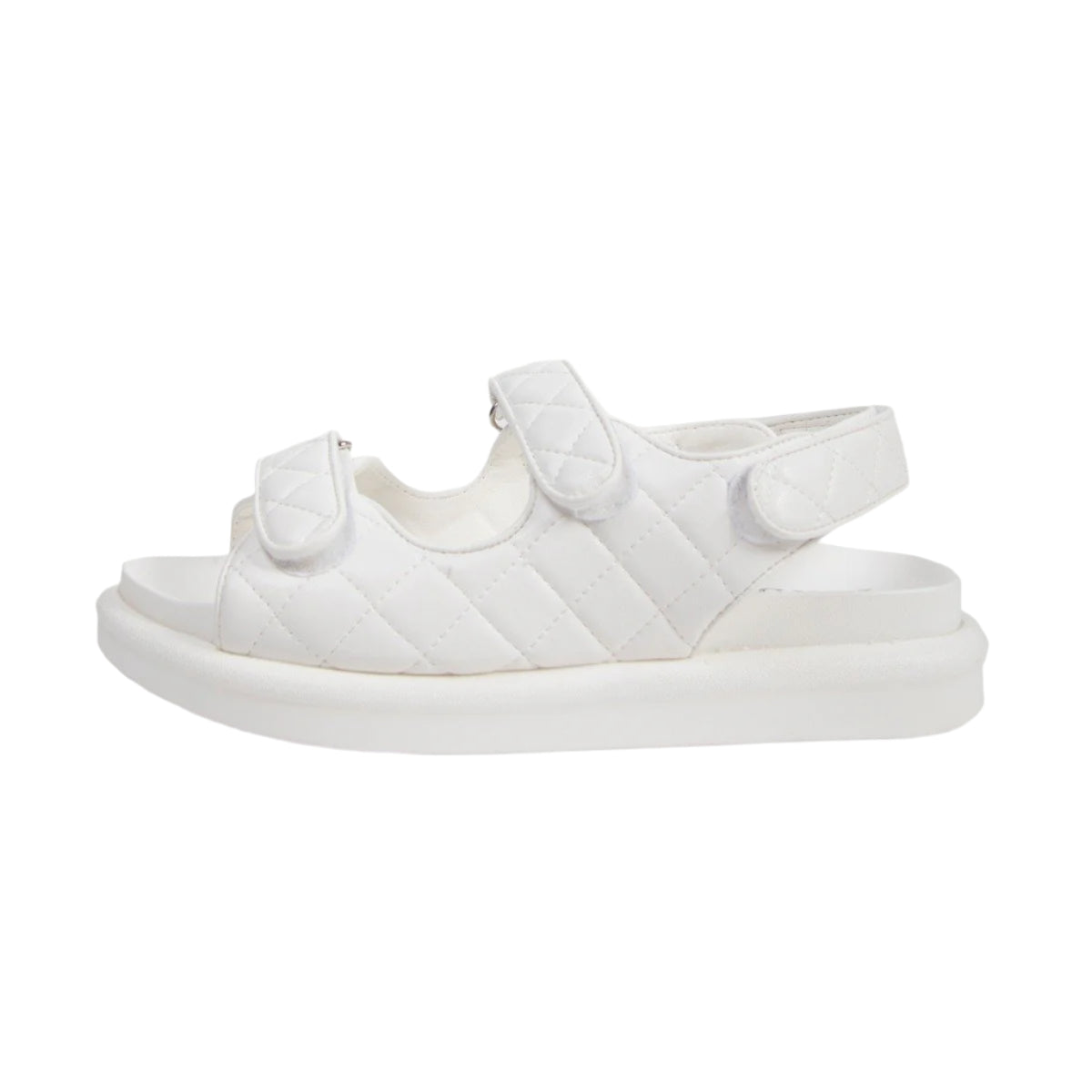 RAID Amylia Quilted Sandal in White